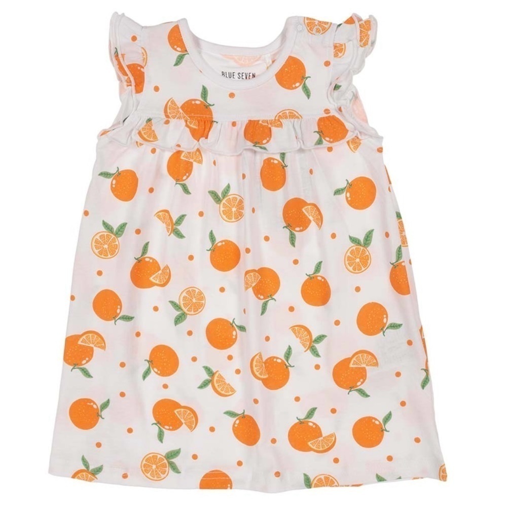 Blue Seven Mini Girls Soft Cotton Dress Size 12-18 Months